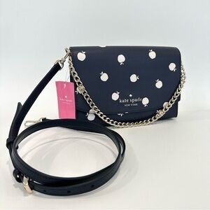 Kate Spade Carson Crossbody Convertible Shoulder Bag Orchard Toss Print